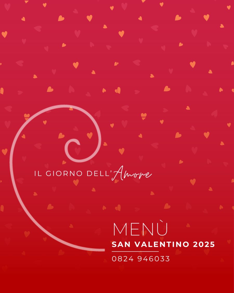Cena Romantica di San Valentino 2025 vicino Benevento e Caserta